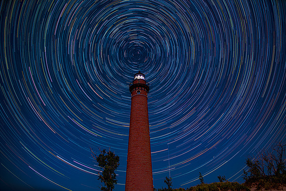 Lights and Circles at Little Sable