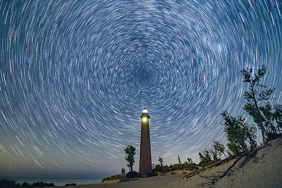 Dizzying Circles Over Little Sable